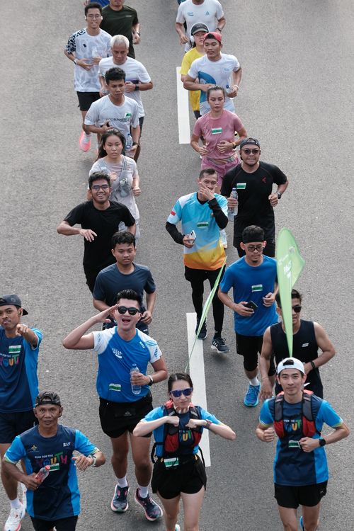 Race photo from Lari Bareng Yuk!
