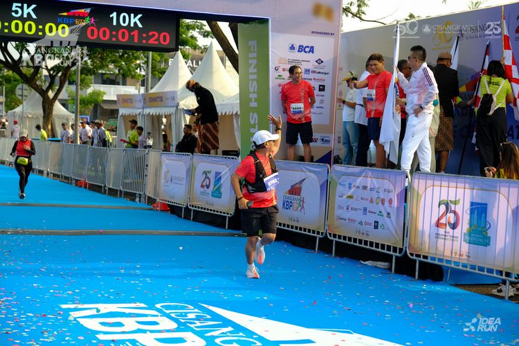 Race photo from CISANGKAN KBP CITY RUN 2025