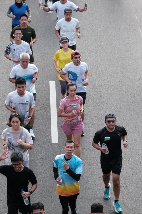 Race photo from Lari Bareng Yuk!