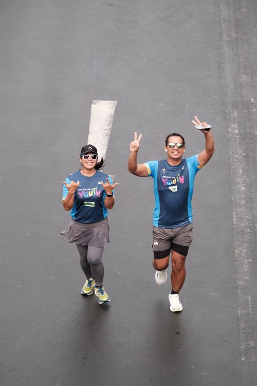 Race photo from Road to BAF Lions Run 2024