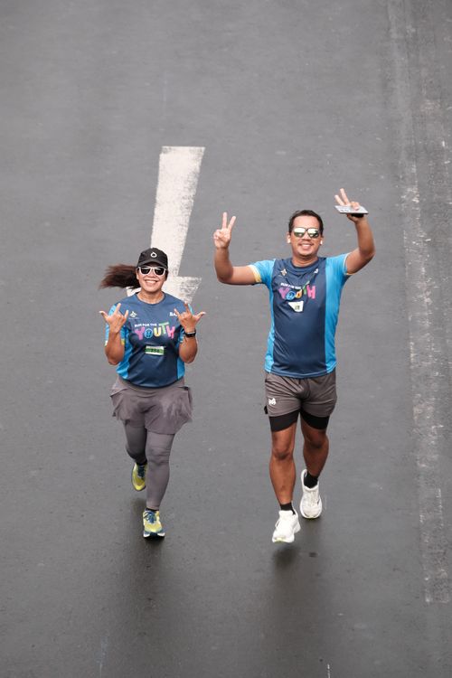 Race photo from Road to BAF Lions Run 2024
