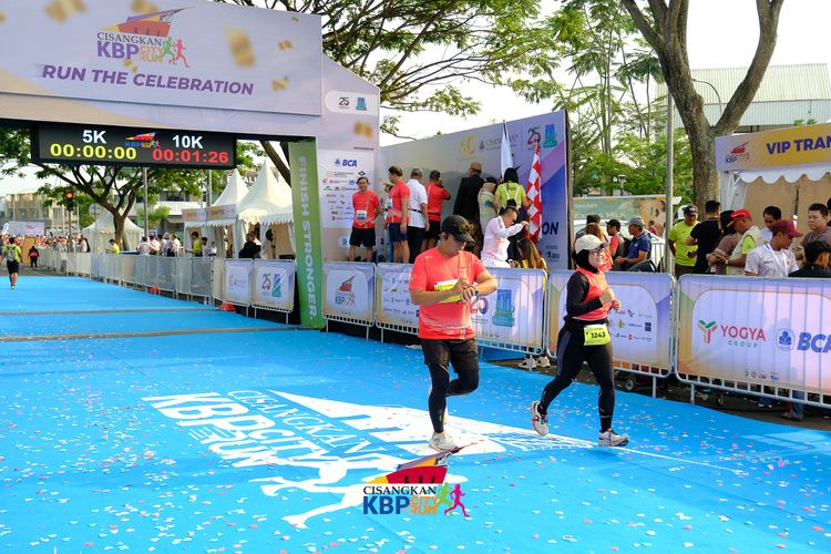 Race photo from CISANGKAN KBP CITY RUN 2025