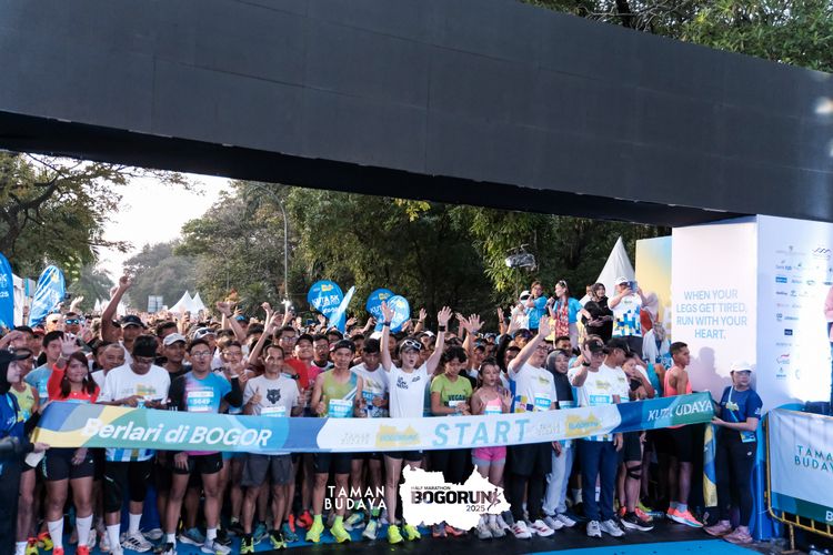 Race photo from Taman Budaya x BOGORUN 2025