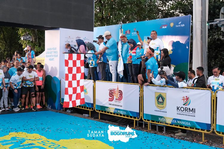Race photo from Taman Budaya x BOGORUN 2025