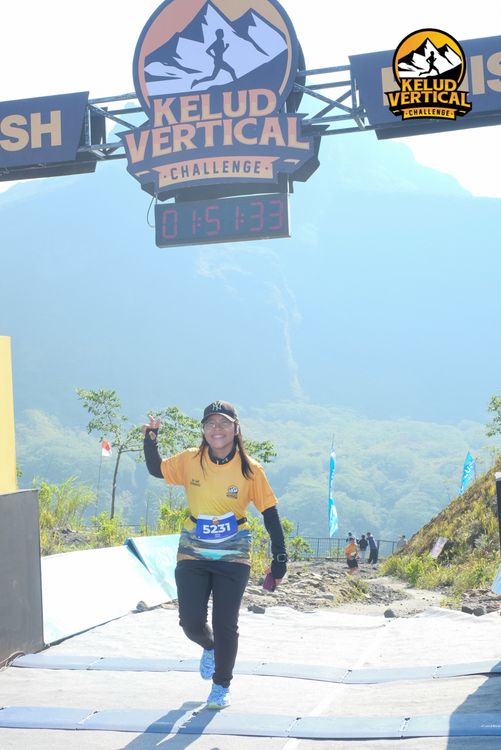 Race photo from Kelud Vertical Challenge 2024