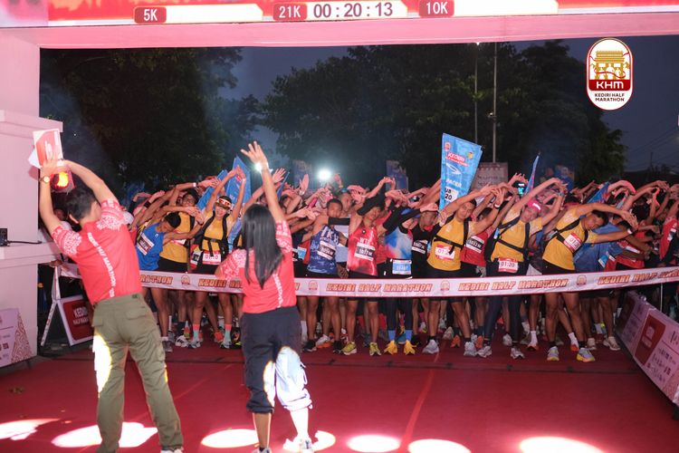 Race photo from Kediri Half Marathon 2025