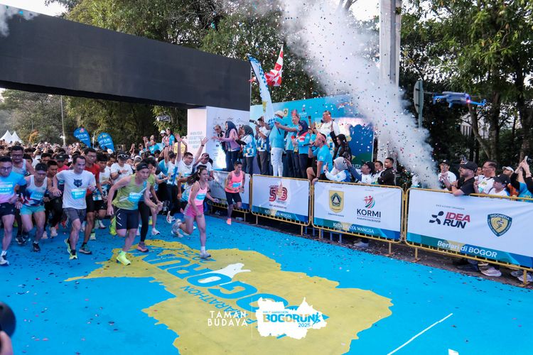 Race photo from Taman Budaya x BOGORUN 2025
