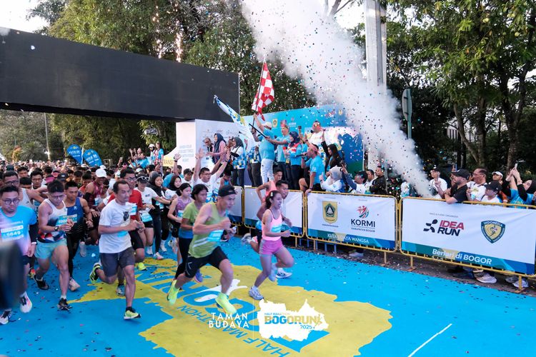 Race photo from Taman Budaya x BOGORUN 2025