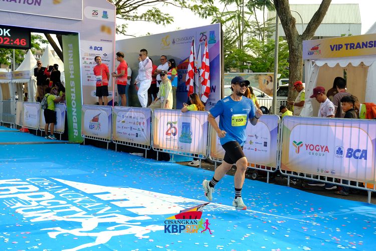Race photo from CISANGKAN KBP CITY RUN 2025