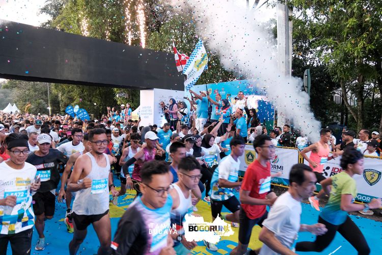 Race photo from Taman Budaya x BOGORUN 2025