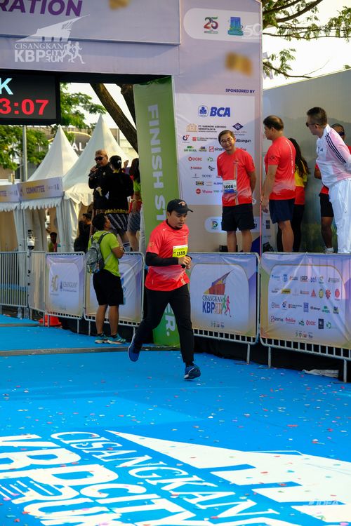 Race photo from CISANGKAN KBP CITY RUN 2025