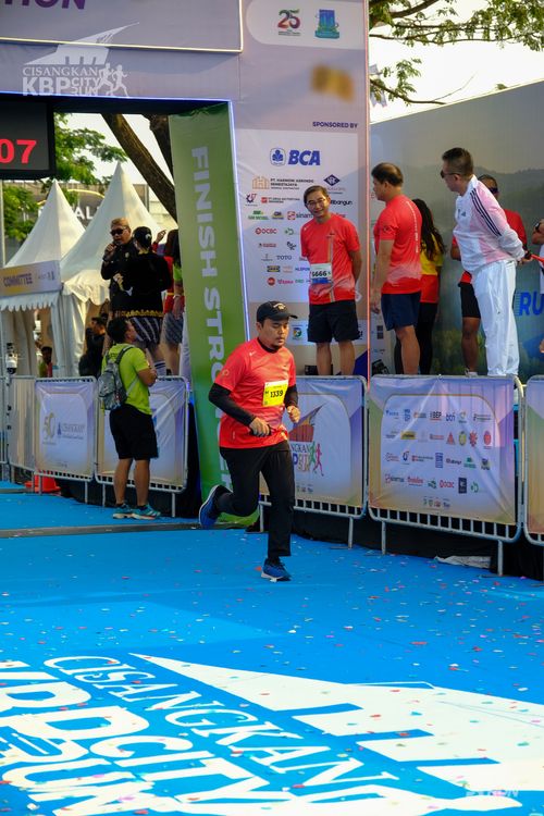 Race photo from CISANGKAN KBP CITY RUN 2025