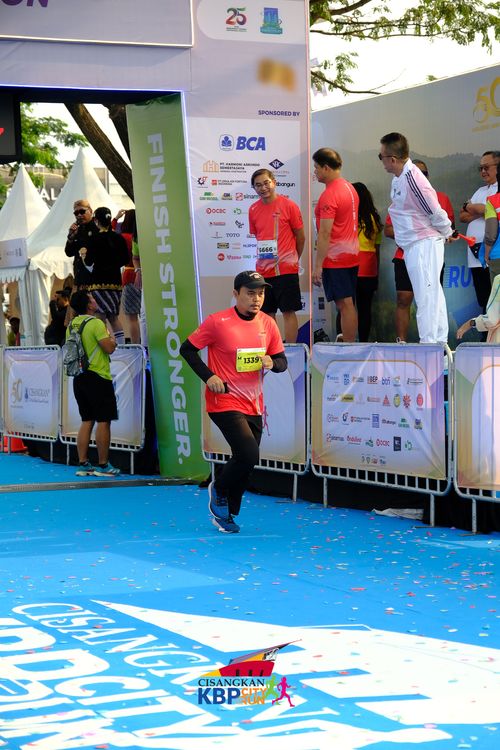 Race photo from CISANGKAN KBP CITY RUN 2025