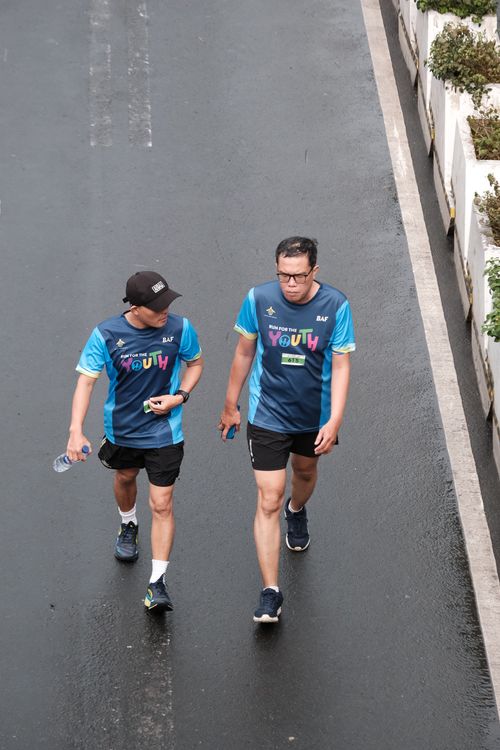 Race photo from Road to BAF Lions Run 2024
