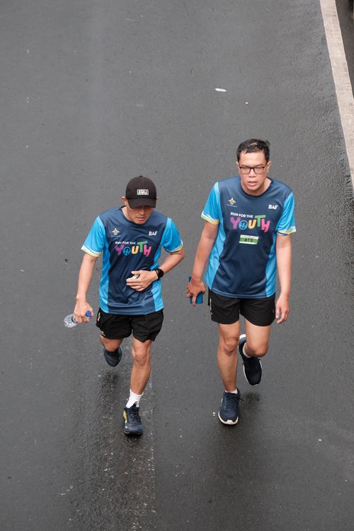 Race photo from Road to BAF Lions Run 2024