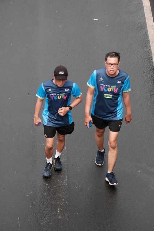 Race photo from Road to BAF Lions Run 2024