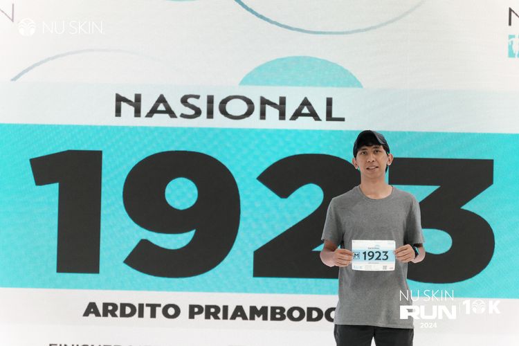 Race photo from Nu Skin Run 10K
