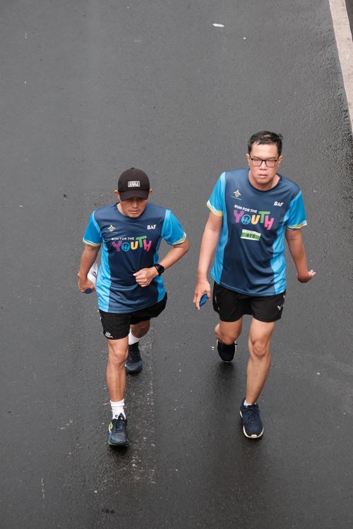 Race photo from Road to BAF Lions Run 2024