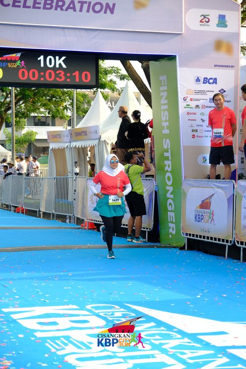 Race photo from CISANGKAN KBP CITY RUN 2025