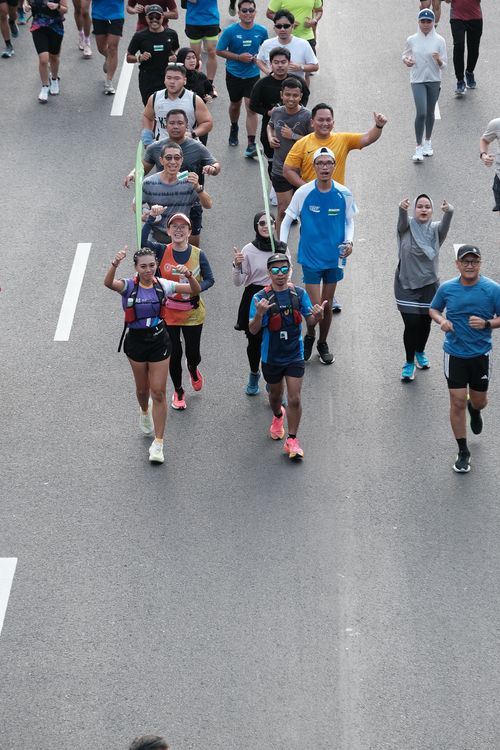 Race photo from Lari Bareng Yuk!