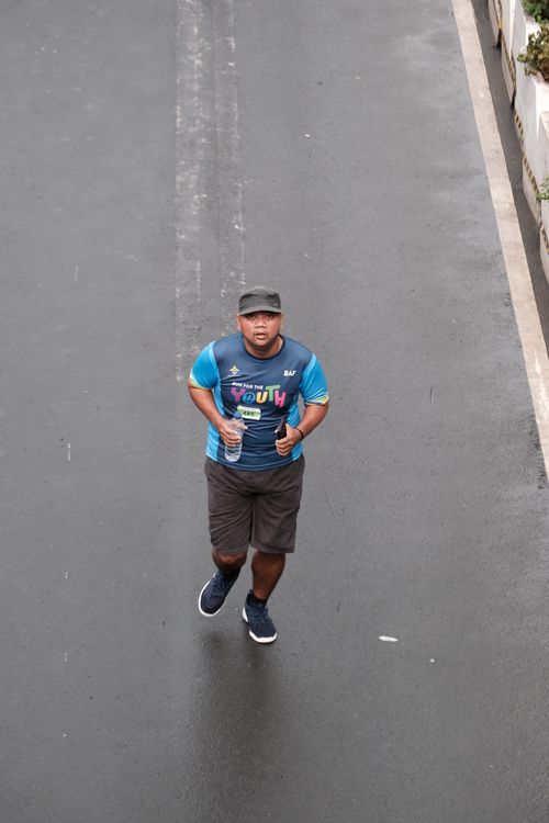 Race photo from Road to BAF Lions Run 2024