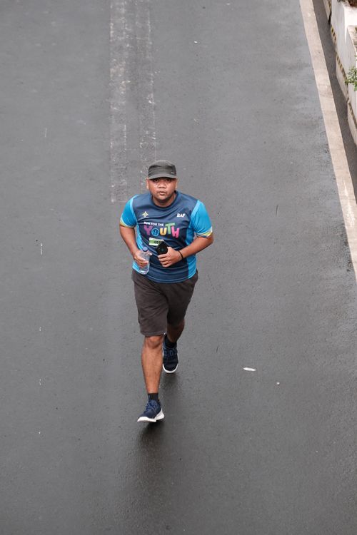 Race photo from Road to BAF Lions Run 2024