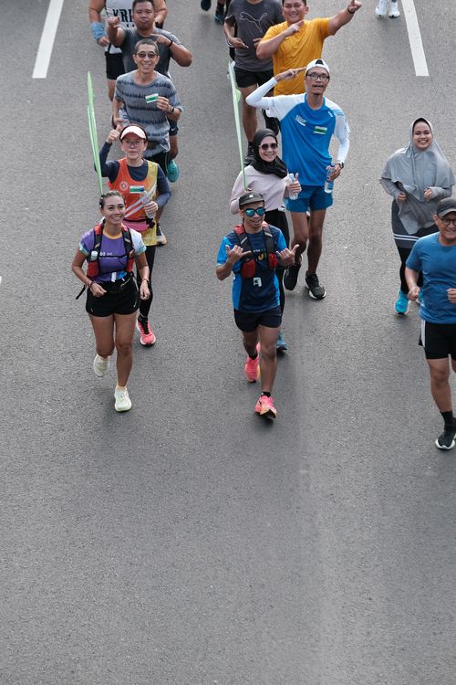 Race photo from Lari Bareng Yuk!
