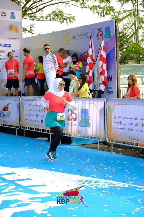 Race photo from CISANGKAN KBP CITY RUN 2025