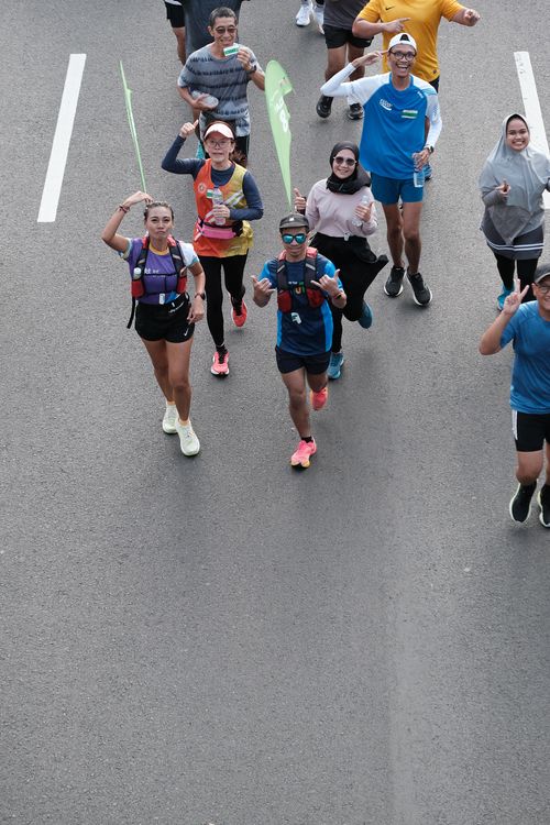 Race photo from Lari Bareng Yuk!