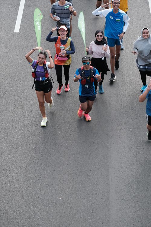 Race photo from Lari Bareng Yuk!