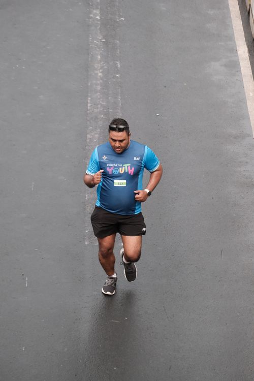Race photo from Road to BAF Lions Run 2024