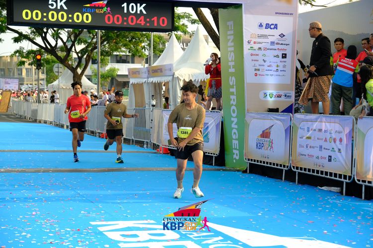 Race photo from CISANGKAN KBP CITY RUN 2025