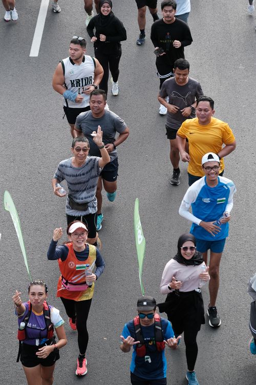 Race photo from Lari Bareng Yuk!