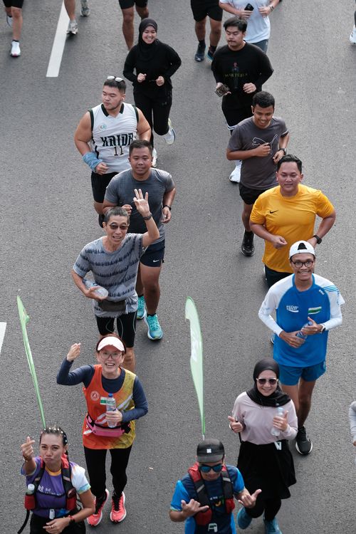Race photo from Lari Bareng Yuk!
