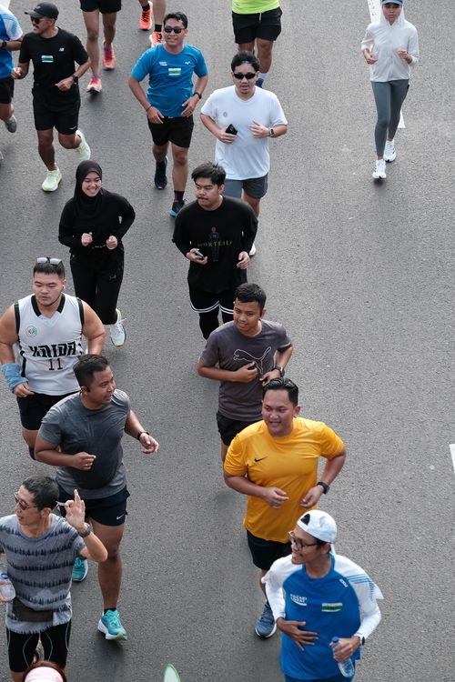 Race photo from Lari Bareng Yuk!