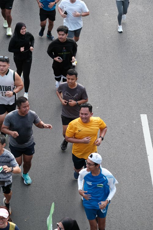 Race photo from Lari Bareng Yuk!