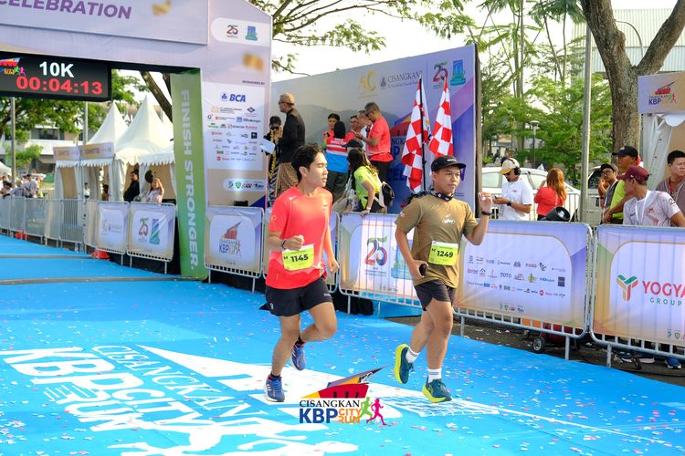 Race photo from CISANGKAN KBP CITY RUN 2025