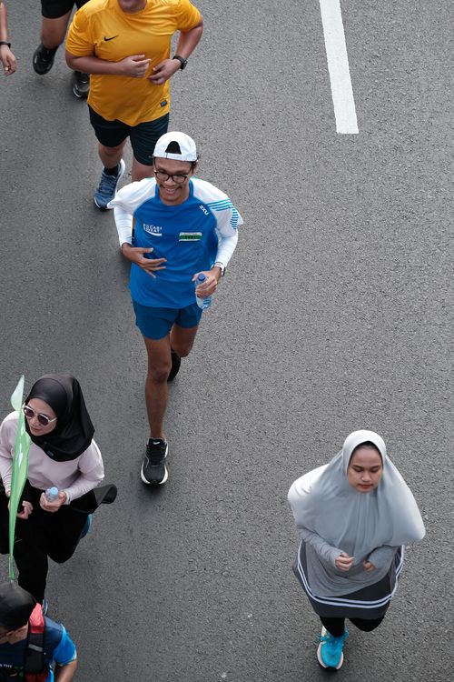 Race photo from Lari Bareng Yuk!