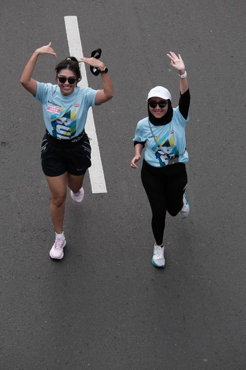 Race photo from Smartfren Run 2024 Vibes