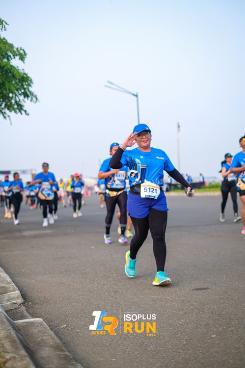 Race photo from ISOPlus Run 2024 Jakarta