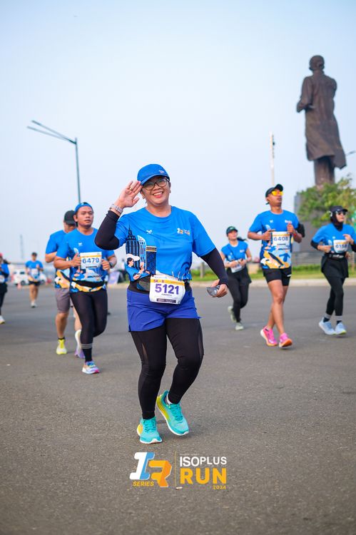 Race photo from ISOPlus Run 2024 Jakarta
