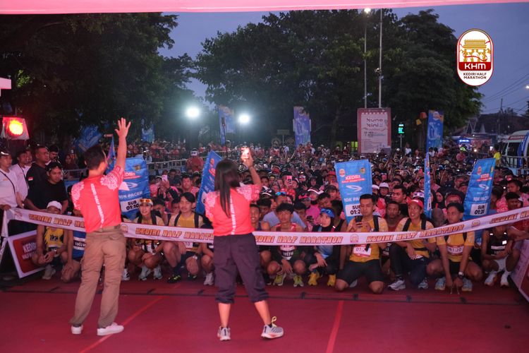 Race photo from Kediri Half Marathon 2025