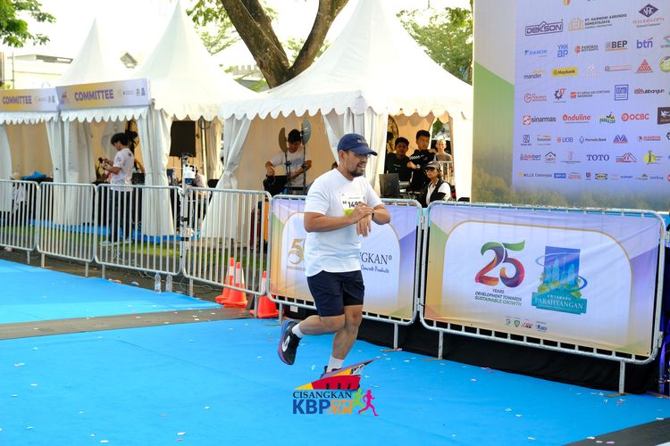 Race photo from CISANGKAN KBP CITY RUN 2025