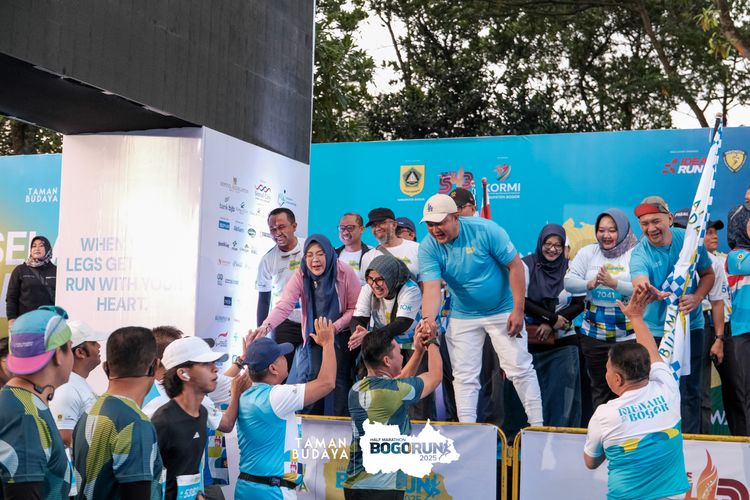 Race photo from Taman Budaya x BOGORUN 2025