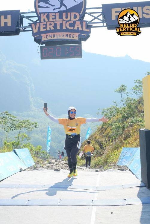 Race photo from Kelud Vertical Challenge 2024