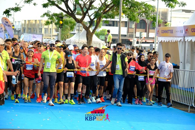 Race photo from CISANGKAN KBP CITY RUN 2025