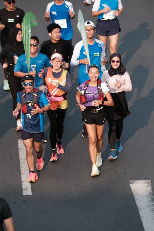 Race photo from Lari Bareng Yuk!