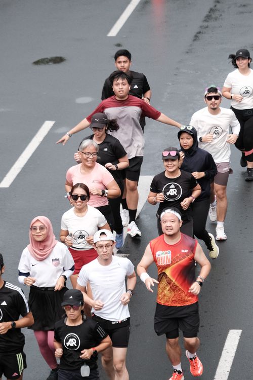 Race photo from Road to BAF Lions Run 2024