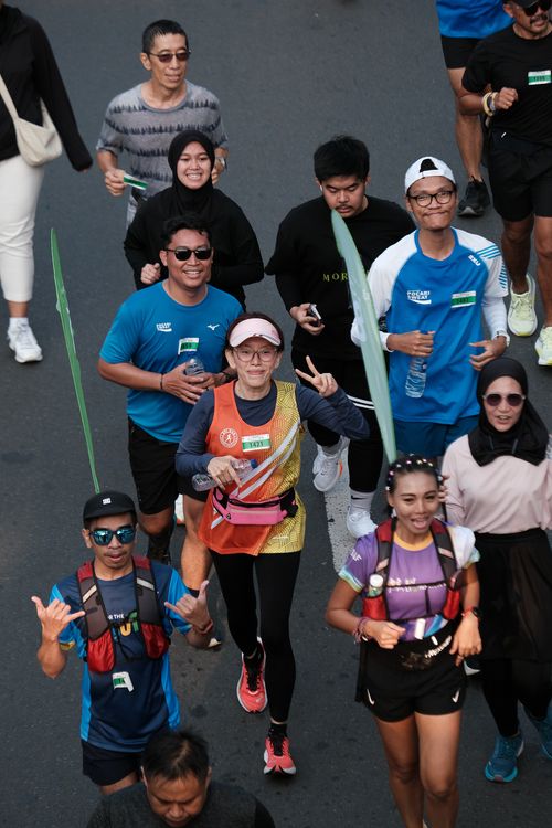 Race photo from Lari Bareng Yuk!