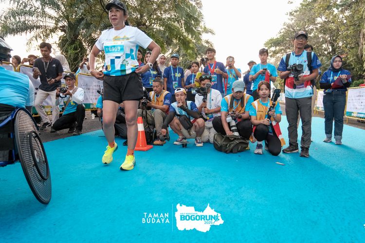 Race photo from Taman Budaya x BOGORUN 2025